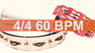 🔴 60 BPM Tambourine Metronome [upl. by Timmons]