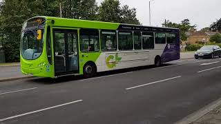 Bus Spotting at Coney Green Greenline Wright Pulsar 2 3771 FL63 DXB Route 724 Harlow to Heathrow [upl. by Dracir289]