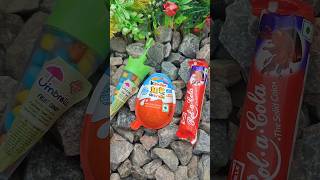 Rol a cola candy with amrella Jems popsicl shorts kinderjoy gems [upl. by Zulaledairam]