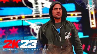 CM Punk 2024 New Entrance w Theme amp GFX Pack  New WWE 2K23 PC Mods  Road To WWE 2K24 [upl. by Parcel7]