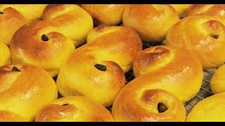 Lussekatter  Saffron Bun [upl. by Atirb682]