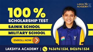 Lakshya Academy scholarship test for session 202425  Jaipur  Patna  Lucknow [upl. by Tnecnivleahcim651]