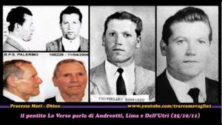 il pentito Lo Verso ex autista di Provenzano nomina Andreotti e DellUtri Parte1di2  25Ott2011 [upl. by Zosi743]