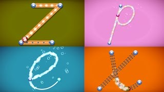 Letterschool Learn How to Write Cursive Lowercase Letter from Z to A [upl. by Ervin]