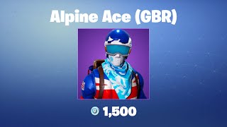 Alpine Ace GBR  Fortnite OutfitSkin [upl. by Neltiac176]