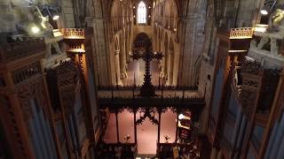 Selby Abbey Drone footage inside the abbey [upl. by Olivie]