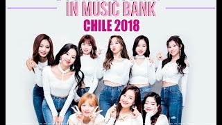 TWICE EN CHILE 2018 Llegada con sus fans  OtitoMola [upl. by Girardo]