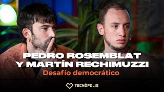 Martín Rechimuzzi y Pedro Rosemblat en «Desafío Democrático»  Tecnópolis EN VIVO  2108 1630 h [upl. by Eelrehpotsirhc512]