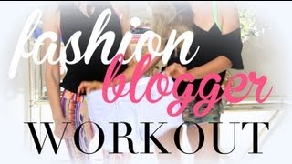 The ULTIMATE Fashion Blogger Workout with Chriselle Lim [upl. by Eniamrehs]