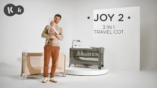 JOY 2 – a multifunctional travel cot for babies and older children [upl. by Carole707]