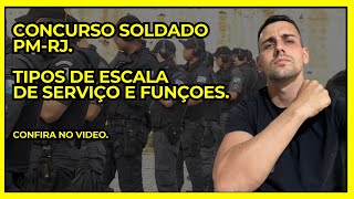 CONCURSO PMRJ COMO É A ESCALA DE SERVIÇO FUNÇOES CONFIRA NO VÍDEO [upl. by Hortensa52]