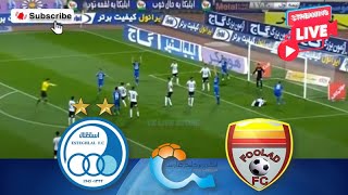 🔴LIVE Esteghlal Tehran vs Foolad Khozestan  Match Today⚽🎬 [upl. by Oigaib]