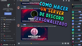 🔵Como armar y personalizar tu server de Discord  2021  1🔵 [upl. by Brittan]