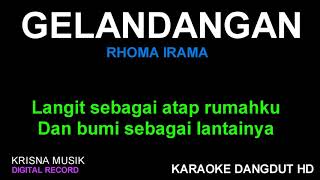 GELANDANGAN KARAOKE DANGDUT KOPLO HD AUDIO [upl. by Barty360]