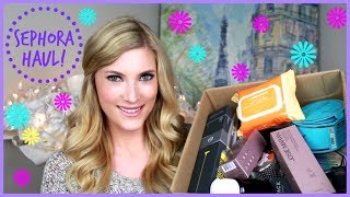 Big Sephora Haul ♥ Makeup Skincare and More [upl. by Aalst]