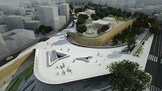 Eleftheria Square by Zaha Hadid in Nicosia Cyprus [upl. by Babs]