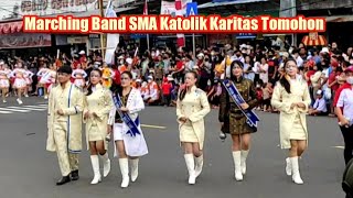 KerennyaMarching Band SMA Katolik Karitas Tomohon 17082022 [upl. by Bathelda]