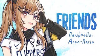 Nightcore  FRIENDS Lyrics [upl. by Raffaj944]