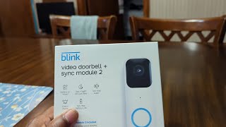 Unbox setup and use of a Blink door bell camera system with Sync module 2  VOTD [upl. by Ientirb477]