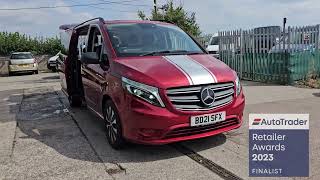 2021 Mercedes vito sport van 119cdi auto Hyacinth Red Metallic [upl. by Supat]