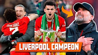 LUIS DIAZ REACCIÓN l KLOPP LLORA x HINCHAS l LIVERPOOL CAMPEON l MEJORES MOMENTOS Vs CHELSEA [upl. by Yellas]