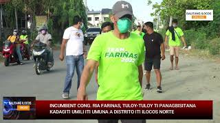 Incumbent Cong ria Farinas tuloytuloy ang pagbisita sa mga taga unang distrito ng Ilocos Norte [upl. by Suoirad]