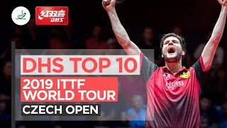 DHS Top 10 Points  2019 ITTF Czech Open [upl. by Atiloj]