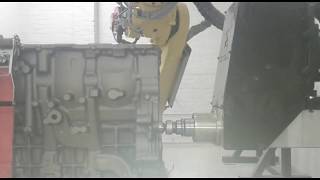 Robotic Fettling with blade [upl. by Killion]