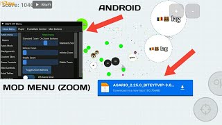 AGARIO MOD MENU BITE YT 2250 LATEST VERISION ZOOM FOR ANDROID TUTORIAL AGARIO MOBILE [upl. by Ritter]