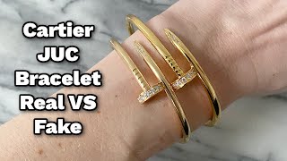 Cartier JUC Bracelet Real VS Fake ❌  Learn How To Spot The Differences [upl. by Bradski]