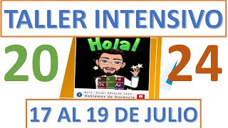 ORIENTACIONES PARA EL TALLER INTENSIVO DEL 17 AL 19 DE JULIO DE FORMACIÓN CONTINUA PARA DOCENTES [upl. by Anuahsal]