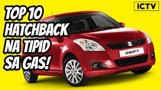 Top 10 fuel efficient hatchback cars philippines  pinakamatipid na hatchback  fuel efficient cars [upl. by Okimik752]