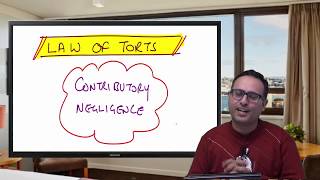 Law of Torts  Contributory Negligence [upl. by Dinsmore]