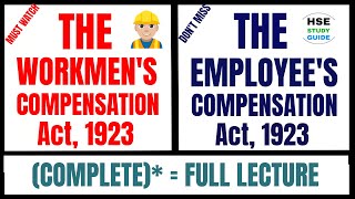 Employee Compensation Act 1923 in Hindi  Amendments Part 2  Workmen Compensation Act 1923 [upl. by Atinal]