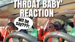 HILARIOUS ‘THROAT BABY’ REACTION MUST WATCH  AUNT REACTS TO THROAT BABY LYRICS Funniest Reaction [upl. by Vergil]