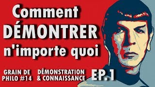 COMMENT DÉMONTRER NIMPORTE QUOI  Grain de philo 14 Ep1 [upl. by Nallad]