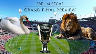 AFL Prelim Recap and Grand Final Preview [upl. by Betthezel]