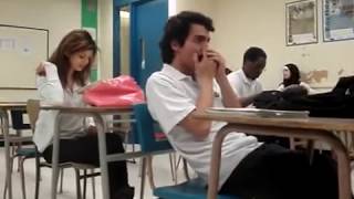 BeatBox Harmonica in Math Class original [upl. by Ailicec472]