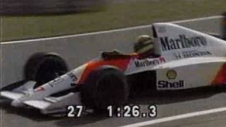 F1 Japan Ayrton Senna Pole Lap [upl. by Akel]