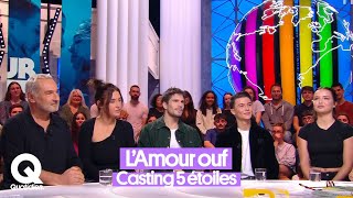 Gilles Lellouche Adèle Exarchopoulos François Civil  casting ouf pour quotLAmour oufquot [upl. by Roselyn273]