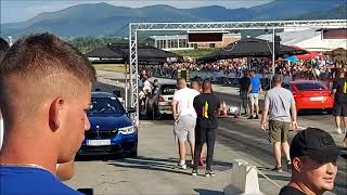 Street Race Zivinice 2022 Audi TTRS 800hp vs Golf MK2 V6 900hp [upl. by Ttenneb]