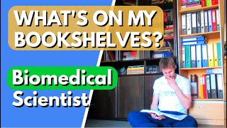 Whats on a Biomedical Scientists BOOKSHELVES  Pt1  Biomedical  Biomeducated [upl. by Rocray990]