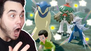 INSANE LUCK ALL SHINY STARTERS and MORE in Pokemon LEGENDS ARCEUS [upl. by Cyb]