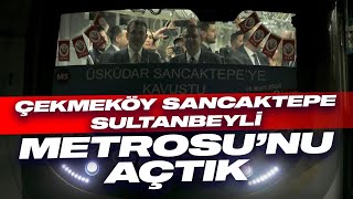 ÇEKMEKÖY  SANCAKTEPE  SULTANBEYLİ METROSU 1 ETABI [upl. by Neukam]