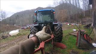 How To Hook Moldboard Plows To Three Point Hitch [upl. by Amihsat]