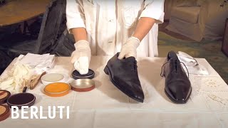 Berluti  How to Polish your shoes with Olga Berluti [upl. by Abate]