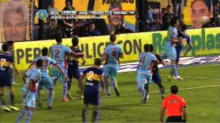 Gol de Riquelme Boca 2 Arsenal 1 Fecha 16 Final 2014 Fútbol Para Todos [upl. by Auqinot984]