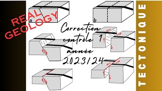 Correction contrôle 1 année 202324 Tectonique analytique [upl. by Alimaj]