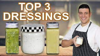 The Top 3 Most Popular Salad Dressing Recipes [upl. by Warenne]