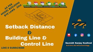 Setback Distance Building Line and Control Line [upl. by Salaidh]